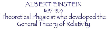 Albert Einstein a theoretical physist