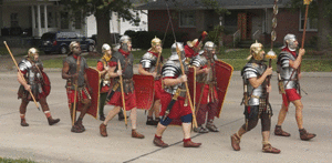 Legions marching