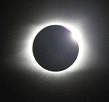 The diamond ring effect during a solar eclipse in 2017
