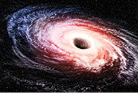 Illustration of a black hole