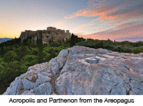 Acropolis and Parthenon from the Areopagus