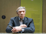 a portrayal of a Neanderthal man