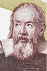 Galileo portrait from Italian money
