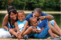 Happy family enjoying their free day!