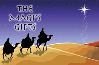 The title of this article is The Magi's Gifts--The three magi following the rising Star.