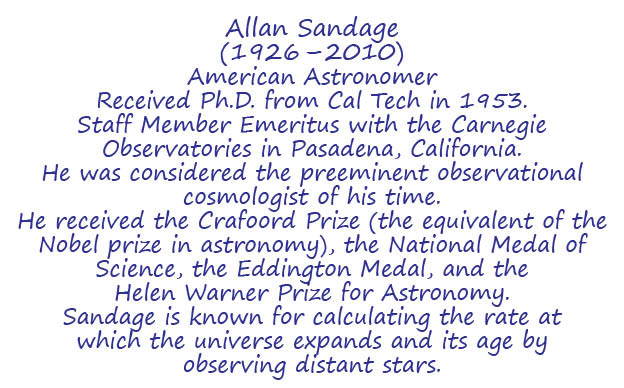 Article about Allan Sandage