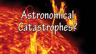 The title of this article is WHAT CAN WE LEARN FROM GENESIS 1 with an illustration of the sun showing formidable solar flares.