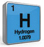 The Hydrogen box from the Periodic Table.