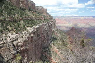 The layers in the Grand Canyon can be easily seen.