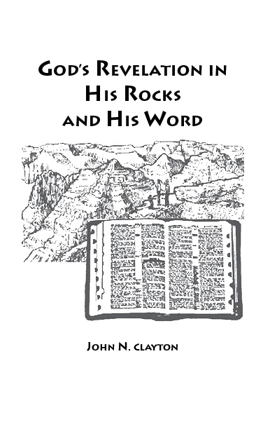 The cover of God's Revelation in His Rocks and His Word.