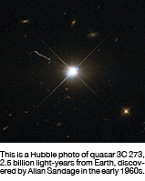 Quasar discovered by Allan Sandage.