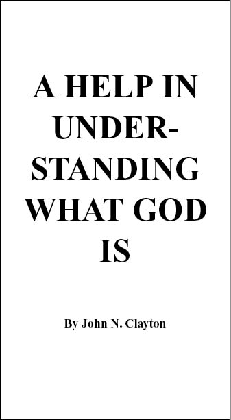 A Help in Understanding What God Is cover